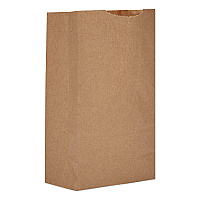 General Grocery Paper Bags, Extra-Heavy-Duty, #3 Size, 4.75" x 2.94" x 8.04", Natural, 500/Bundle (BAGGX3500)