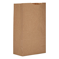 General Grocery Paper Bags, Extra-Heavy-Duty, #3 Size, 4.75" x 2.94" x 8.04", Natural, 500/Bundle (BAGGX3500)