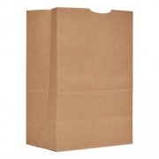 General Grocery Paper Bags, 57 lb Capacity, 1/6 BBL, 12" x 7" x 17", Kraft, 500 Bags (SK1657)