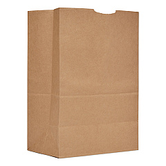 General Grocery Paper Bags, #1/6 BBL Size, 12" x 7" x 17", Natural, 500/Bundle (BAGSK1657)
