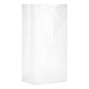 General Grocery Paper Bags, 30 lb Capacity, #4, 5" x 3.33" x 9.75", White, 500 Bags (GW4500)