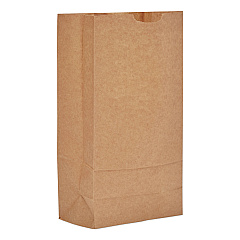 General Grocery Paper Bags, #10 Size, 6.31" x 4.19" x 13.38", Natural, 500/Bundle (BAGGK10500)