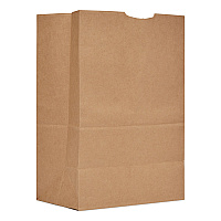 General Grocery Paper Bags, #1/6 BBL Size, 12" x 7" x 17", Natural, 500/Bundle (BAGSK1652)