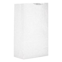 General GROCERY PAPER BAGS, 30 LBS CAPACITY, #2, 4.31"W X 2.44"D X 7.88"H, WHITE, 6,000 BAGS (BAGGW2)