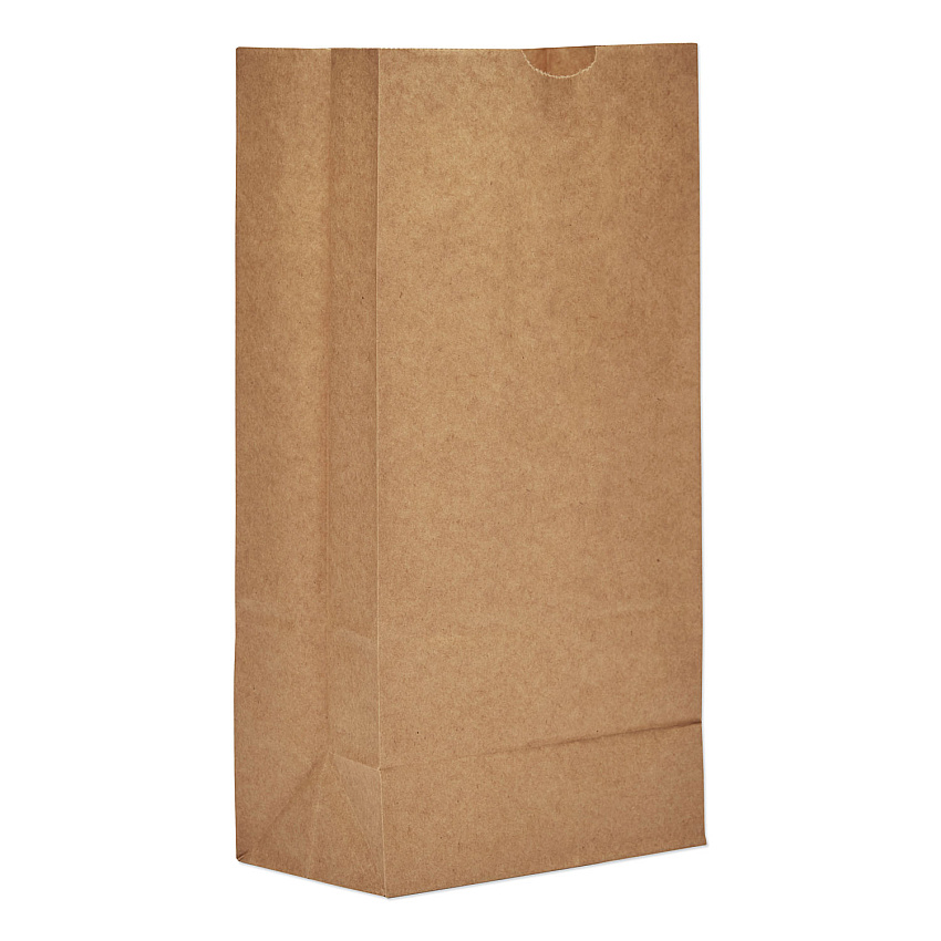 General Grocery Paper Bags, #8 Size, 6.13" x 4.17" x 12.44", Natural, 500/Bundle (BAGGK8500)