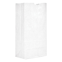 General Grocery Paper Bags, #20 Size, 8.25" x 5.94" x 16.13", White, 500/Bundle (BAGGW20500)