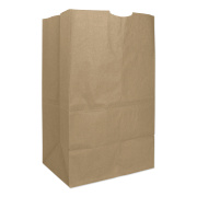 General Grocery Paper Bags, 50 lb Capacity, #20 Squat, 8.25" x 5.94" x 13.38", Kraft, 500 Bags (GH20S)