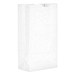 General GROCERY PAPER BAGS, 35 LBS CAPACITY, #10, 6.31"W X 4.19"D X 12.38"H, WHITE, 2,000 BAGS (BAGGW10)