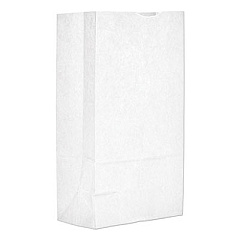 General Grocery Paper Bags, #12 Size, 7.06" x 4.5" x 12.75", White, 1,000/Bundle (BAGGW12)