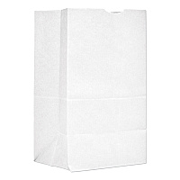 General Grocery Paper Bags, #20 Squat Size, 8.25" x 5.94" x 13.38", White, 500/Bundle (BAGGW20S500)