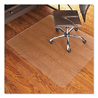 ES Robbins EverLife Chair Mat for Hard Floors, Light Use, Rectangular, 46 x 60, Clear (ESR131826)