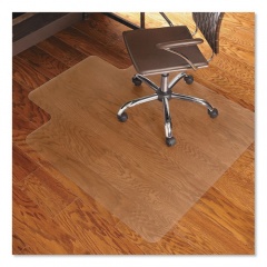 ES Robbins EverLife Chair Mat for Hard Floors, Light Use, Rectangular with Lip, 45 x 53, Clear (131823)