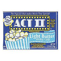 Act II Microwave Popcorn, Light Butter, 2.75 oz Bag, 36/Carton (APNGOV23243)