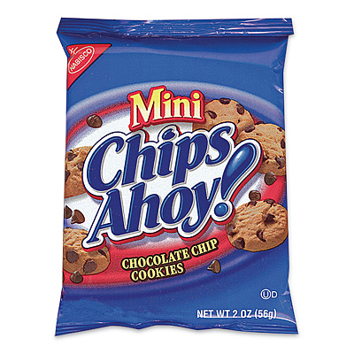 Nabisco Chocolate Chip Cookies - Single Serve, 2 oz Packets, 60/Carton (CAHNFG015480)