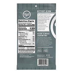 Kar's Fresh Harvest Trail Mix, Raisin Almond Cashew, 4.5 oz Bag, 12/Box (KAR08444)