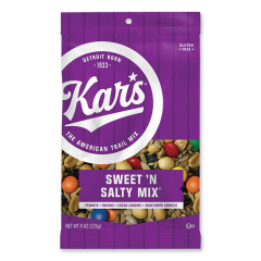 Kar's Fresh Harvest Trail Mix, Sweet N Salty, 8 oz Bag, 12/Box (8628)