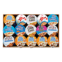 Kellogg's Breakfast Cereal - Single Serve, Classic Assortment, 2.1 oz Cup, 60/Carton (KEB12609)