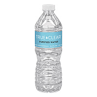 True Clear Purified Bottled Water, 16.9 oz Bottle, 24 Bottles/Carton (TCLTRC05L24CT)