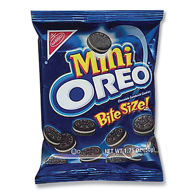 Nabisco Oreo Minis - Single Serve, 1.75 oz Packets, 60/Carton (ORENFG00011)