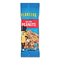 Planters Salted Peanuts, 2 oz Packet, 144/Carton (PTN00360)