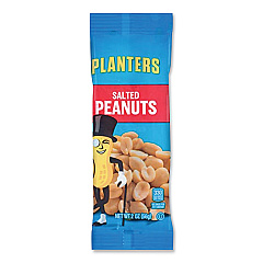 Planters Salted Peanuts, 2 oz Packet, 144/Carton (PTN00360)