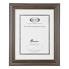 AbilityOne 7105012820630, SKILCRAFT Style C Photo Frame, Wood, 8 x 10, Walnut Stain