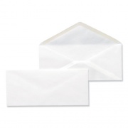 Universal Open-Side Business Envelope, #10, Monarch Flap, Gummed Closure, 4.13 x 9.5, White, 500/Box (35210)