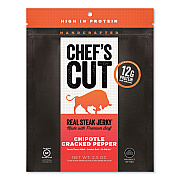 Chef's Cut Real Steak Jerky, Chipolte Cracked Pepper, 2.5 oz Bag (CHUCCR00501)
