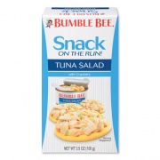 Bumble Bee Snack on the Run Tuna Salad with Crackers, 3.5 oz Pack, 12/Carton (AHF70777)