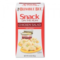 Bumble Bee Snack on the Run Chicken Salad with Crackers, 3.5 oz Pack, 12/Carton (AHF70350)