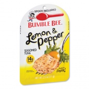Bumble Bee Ready to Enjoy Seasoned Tuna, Lemon and Pepper, 2.5 oz Pouch, 12/Carton (KAR24064)