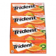 Trident Sugar-Free Gum, Tropical Twist, 14 Sticks/Pack, 12 Packs/Box (MOZ01110)
