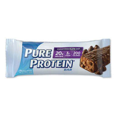 Balance Bar Pure Protein Bar, Chewy Chocolate Chip, 1.76 oz Bar, 6/Box (NRN13353)
