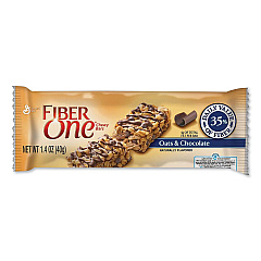 Fiber One Chewy Bars, Oats and Chocolate, 1.4 oz, 16/Box (GNM14562)