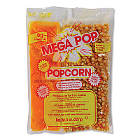 Gold Medal Mega Pop Popcorn, Butter, 8 oz Bag, 36 Bags/Carton (GOM2836)