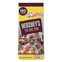 Hershey's Miniatures Variety Pack, Assorted, 56 oz (HRS21543)