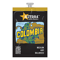 Alterra Coffee Freshpack Pods, Colombia, Medium Roast, 0.28 oz, 100/Carton (MDKMDRA180)