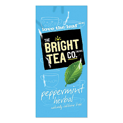Bright Tea Co Tea Freshpack Pods, Peppermint Herbal, 0.07 oz, 100/Carton (MDKMDRB505)