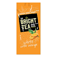 Bright Tea Co Tea Freshpack Pods, White with Orange, 0.05 oz, 100/Carton (MDKMDRB504)