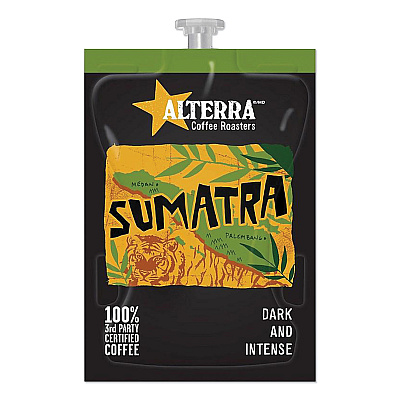 Alterra Coffee Freshpack Pods, Sumatra Blend, Dark Roast, 0.3 oz, 100/Carton (MDKMDRA194)