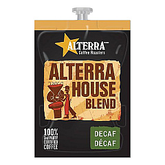 Alterra Coffee Freshpack Pods, House Blend Decaf, Light Roast, 0.25, 100/Carton (MDKMDRA187)