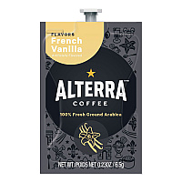 Alterra Coffee Freshpack Pods, French Vanilla, Medium Roast, 0.23 oz, 100/Carton (MDKMDRA183)