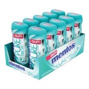 Mentos Pure Fresh Sugar-Free Gum, Wintergreen, 15 Pieces/Pack, 10 Packs/Box (VAM1463621)