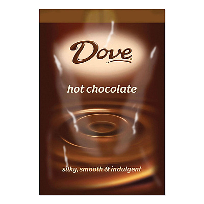 Dove Chocolate FLAVIA Hot Chocolate Freshpacks, Milk Chocolate, 0.66 oz FreshPack, 72 Packets/Carton (MRSA117)