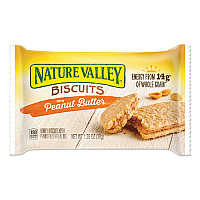 Nature Valley Biscuits, Honey with Peanut Butter, 1.35 oz Pouch, 16/Box (NVLGEM47878)