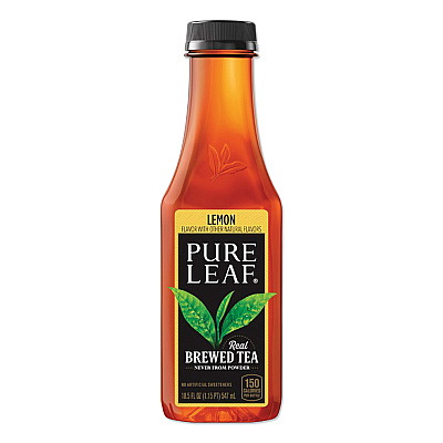 Pure Leaf Iced Tea, Lemon, 18.5 oz, 12/Carton (PEP28618)