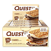 Quest Protein Bars, S'mores, 2.12 oz Bar, 12 Bars/Box (QCC00123)