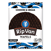 Rip Van Wafels - Single Serve, Cookies and Cream, 1.16 oz Pack, 12/Box (00388)