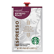 Starbucks FLAVIA Coffee Freshpacks, Espresso Dark Roast, 0.25 oz Freshpack, 72/Carton (SBKMDR00218)
