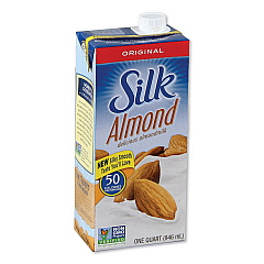 Silk Almond Milk, Original, 32 oz Aseptic Box (SLK443870)